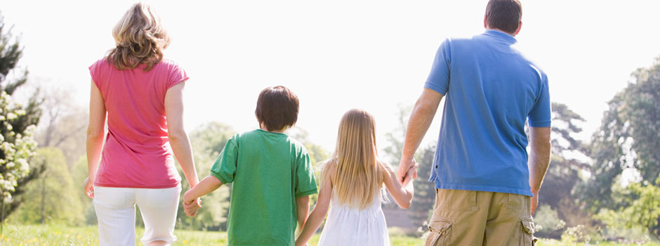 family holding hands